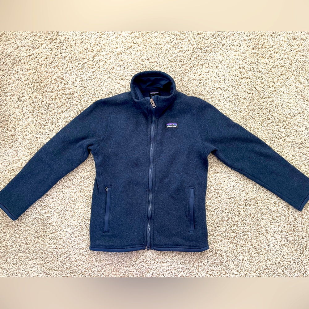Patagonia Navy Kids Boys Better Sweater Size S